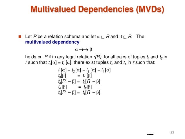 l9 design2 the normal form which deals with multivalued dependencies is called