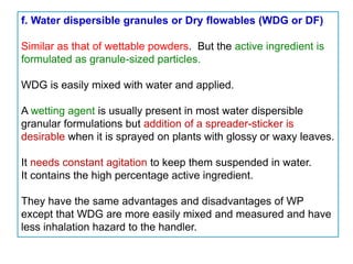 Wdg Formulation Process L 9 Fungicides & formulations.pptkkkkkkkyfff | PPT