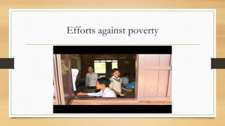 Efforts against poverty