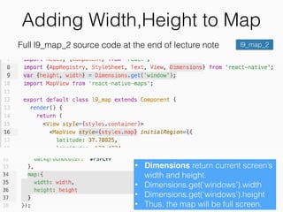 [React-Native Tutorial] Map | PDF