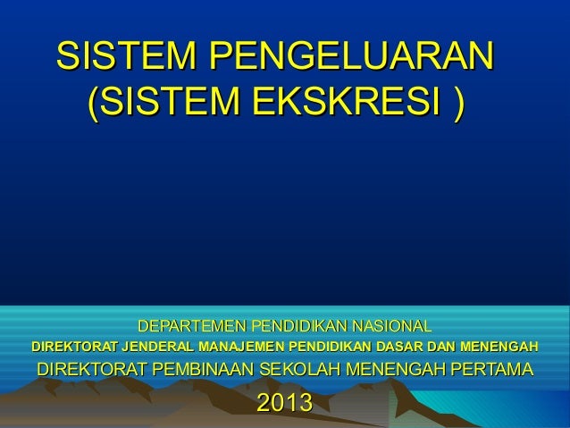 Sistem Ekskresi Pada Manusia Ipa Kelas Ix Smp Sistem Ekskresi Pada Manusia Ipa Kelas Ix Smp