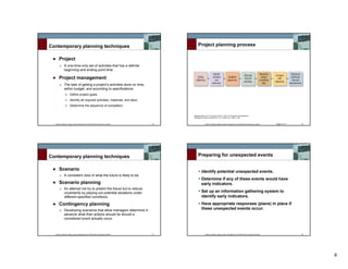 L9 Planning Tools And Techniques