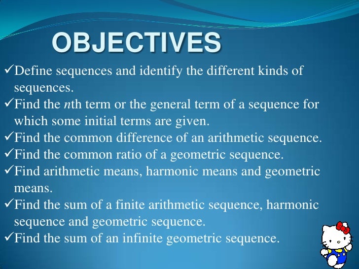 type of sequence and examples type of sequence and examples