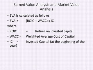 Acca Eva Example L 9 value chain analysis, eva, mva etc | PPTX