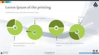 w w w . D o m a i n . c o m Page 50
www.MainSlide.com
© All Rights Reserved.
Confidential
Estabilishedfact that a readerwill bedistracted
its layout.
Readerestablishedfact that a will be
distracted its layout.
Dits layout.
Readerestablished.
LoremIpsumof the printing
Estabilishedfact that a reader will be distracted its layout.
 