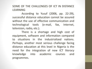 ICT-based distance learning | PPT