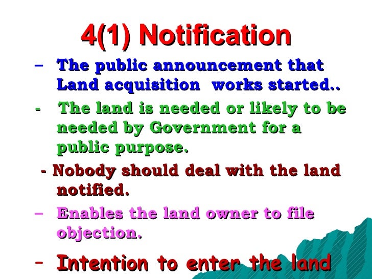 Land Acquisition Act1894