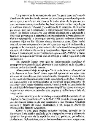 BDM - Bibioteca de Malvinas - http://bibliotecademalvinas.blogspot.com
Copia Privada con Fines Didácticos y Científicos

Escaneo DEDICADO A LOS PUTITOS DE ZONAMILITAR.COM.AR
Seguiremos escaneando Bibliografía de MALVINAS, si no les gusta... ME CHUPAN UN HUEVO ORTIVAS !

 