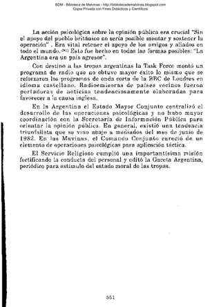 BDM - Bibioteca de Malvinas - http://bibliotecademalvinas.blogspot.com
Copia Privada con Fines Didácticos y Científicos

Escaneo DEDICADO A LOS PUTITOS DE ZONAMILITAR.COM.AR
Seguiremos escaneando Bibliografía de MALVINAS, si no les gusta... ME CHUPAN UN HUEVO ORTIVAS !

 