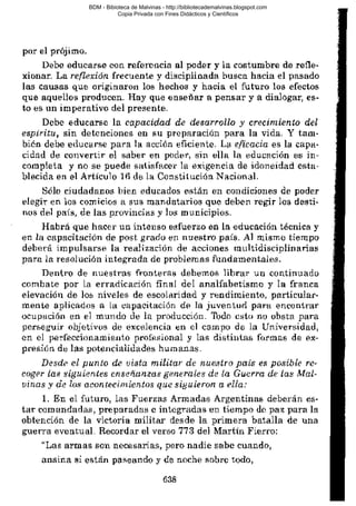 BDM - Bibioteca de Malvinas - http://bibliotecademalvinas.blogspot.com
Copia Privada con Fines Didácticos y Científicos

Escaneo DEDICADO A LOS PUTITOS DE ZONAMILITAR.COM.AR
Seguiremos escaneando Bibliografía de MALVINAS, si no les gusta... ME CHUPAN UN HUEVO ORTIVAS !

 