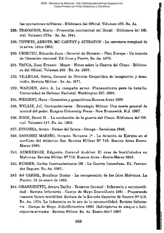 BDM - Bibioteca de Malvinas - http://bibliotecademalvinas.blogspot.com
Copia Privada con Fines Didácticos y Científicos

Escaneo DEDICADO A LOS PUTITOS DE ZONAMILITAR.COM.AR
Seguiremos escaneando Bibliografía de MALVINAS, si no les gusta... ME CHUPAN UN HUEVO ORTIVAS !

 