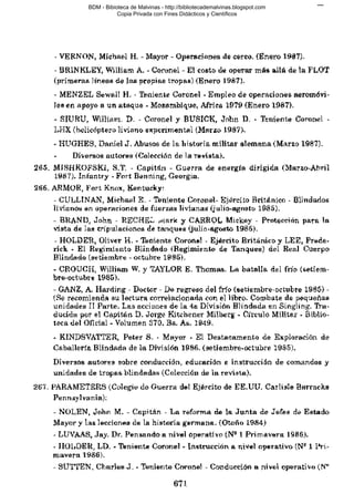 BDM - Bibioteca de Malvinas - http://bibliotecademalvinas.blogspot.com
Copia Privada con Fines Didácticos y Científicos

Escaneo DEDICADO A LOS PUTITOS DE ZONAMILITAR.COM.AR
Seguiremos escaneando Bibliografía de MALVINAS, si no les gusta... ME CHUPAN UN HUEVO ORTIVAS !

 