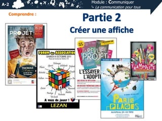 A-2
Comprendre :

Module : Communiquer
⤷ La communication pour tous

 