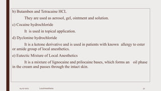 Local anesthesia in endodontics | PPTX
