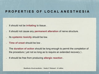 Local anesthesia | PPTX