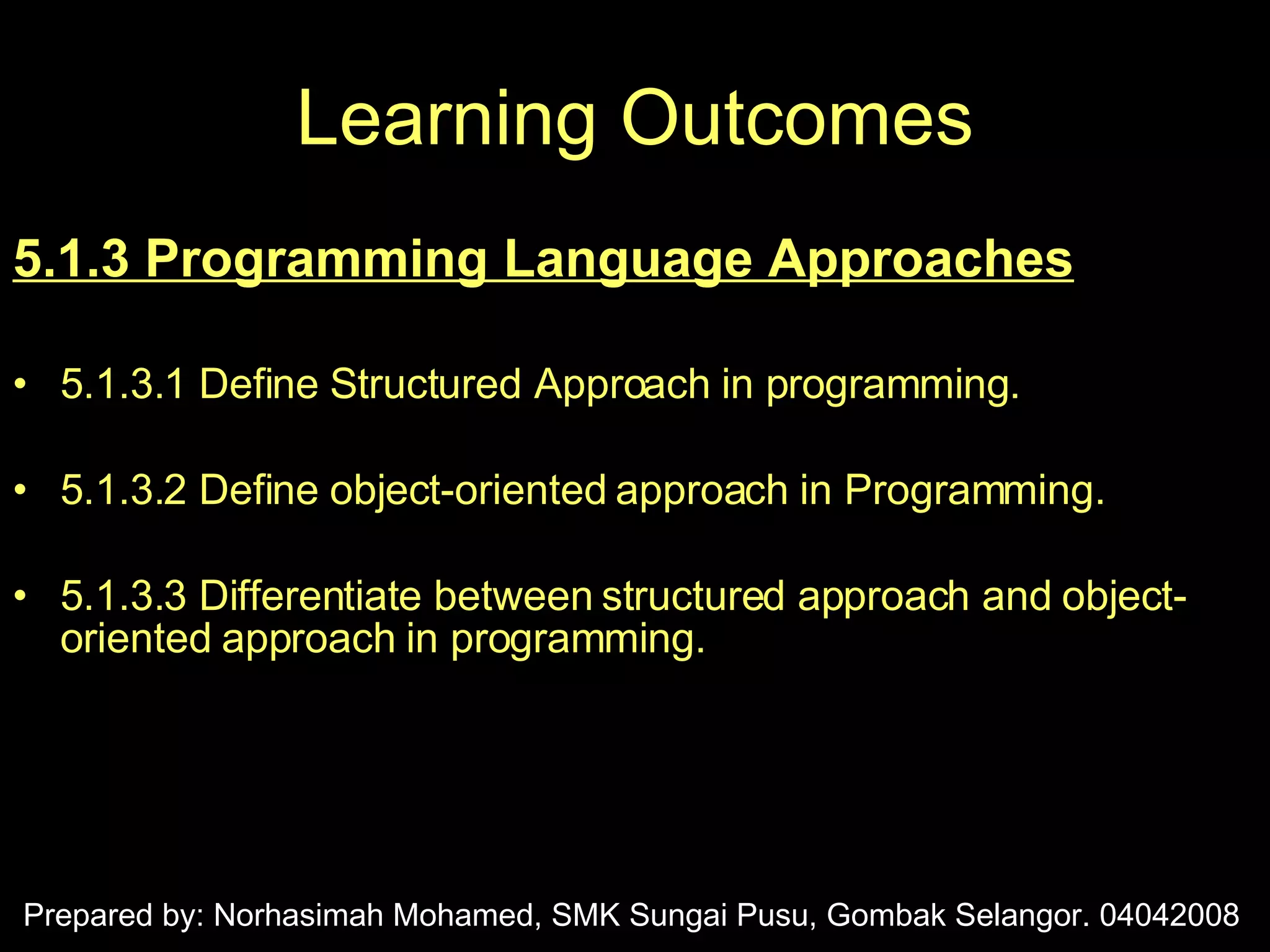 LA5_Generation of Programming Languages | PPT