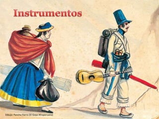 Dibujo: Pancho Fierro (El Goya Afroperuano)
 