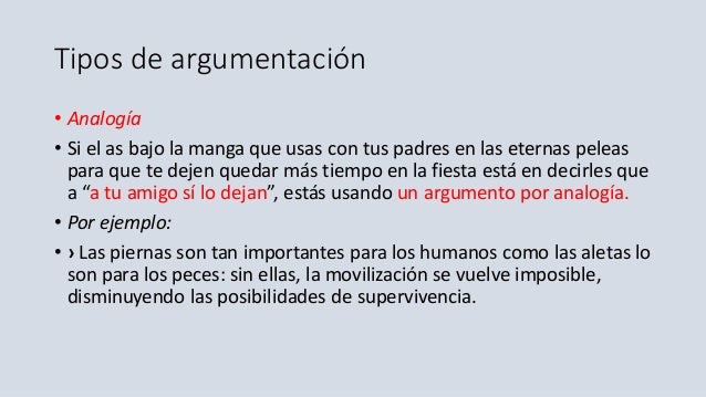 La argumentación oral