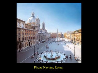 Piazza Navona, Roma. 