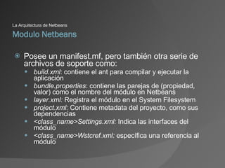 La Arquitectura De Netbeans V2 | PPT