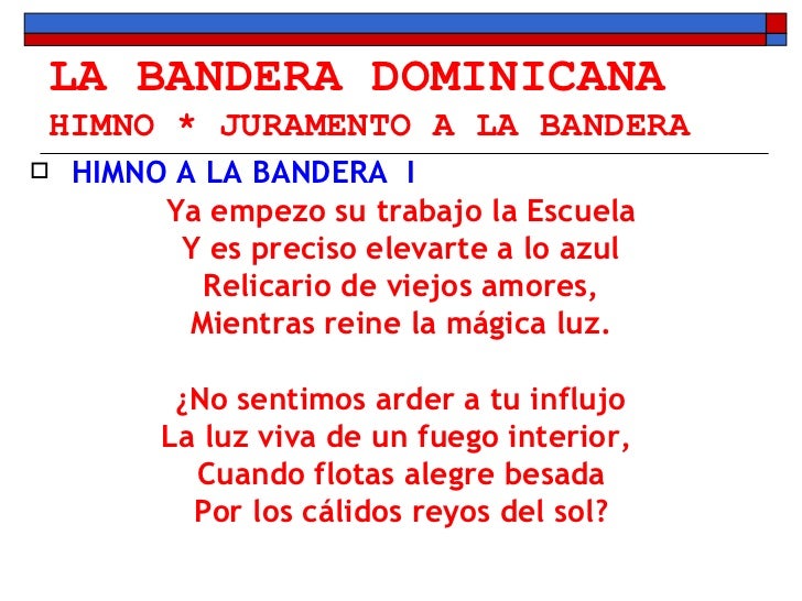 La Bandera Dominicana