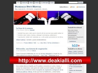 La Biblioteca 2.0 aplicaciones e implicaciones en los servicios bibliotecarios