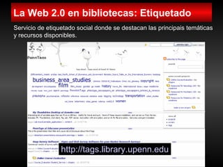 La Biblioteca 2.0 aplicaciones e implicaciones en los servicios bibliotecarios