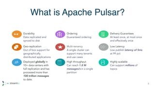 Distributed crypto-currency trading with Apache Pulsar | PDF