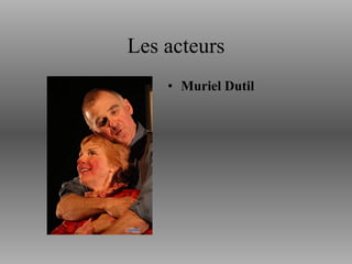 Les acteurs Muriel Dutil 