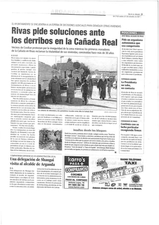 La Cañada Real en los medios