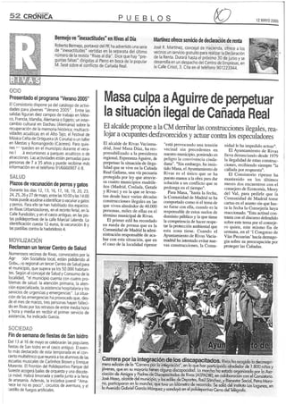 La Cañada Real en los medios