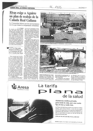 La Cañada Real en los medios