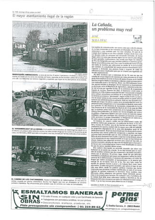 La Cañada Real en los medios