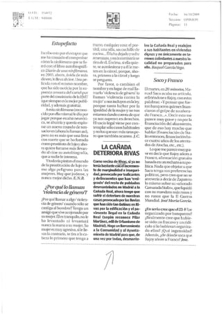 La Cañada Real en los medios