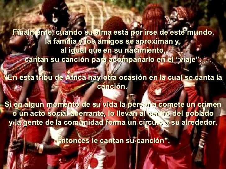 La canción africana