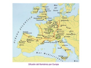 Difusión del Románico por Europa 