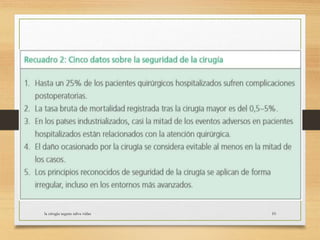 la cirugia segura salva vidas 10
 