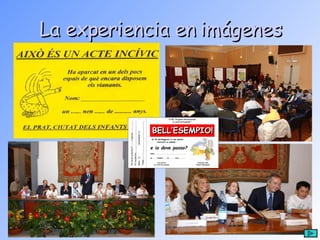 La experiencia en imágenes 