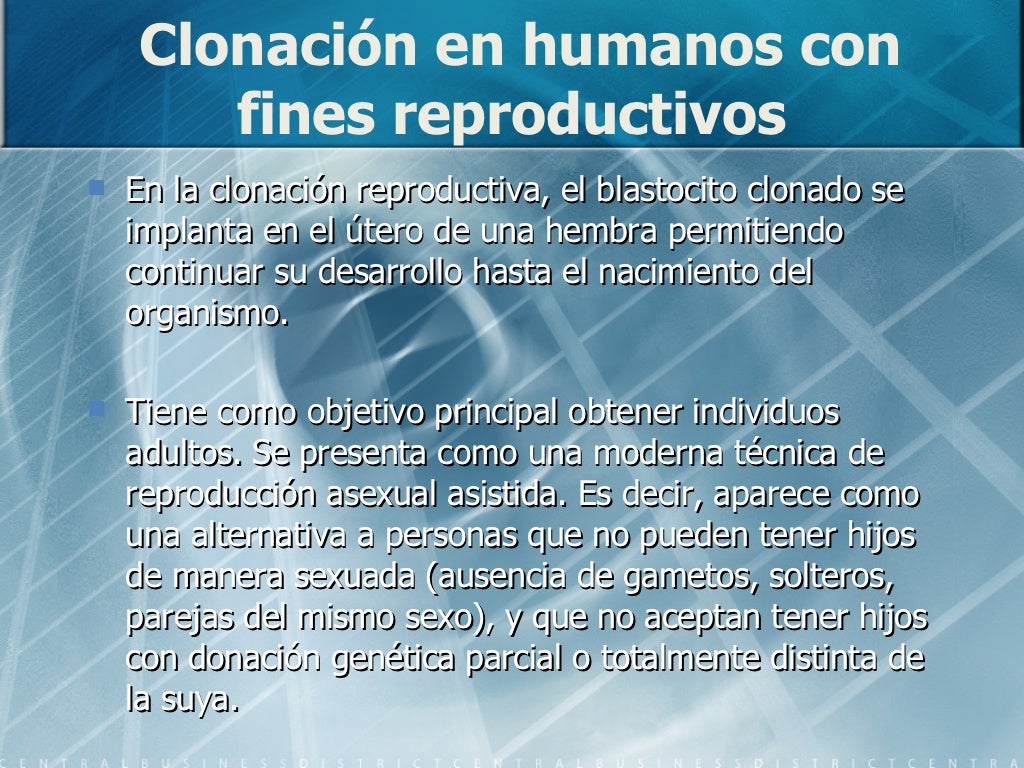 La Clonacion Humana