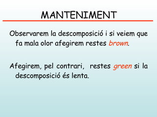 La Compostera Al Nostre Centre