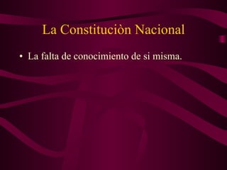 La Constituciòn Nacional ,[object Object]