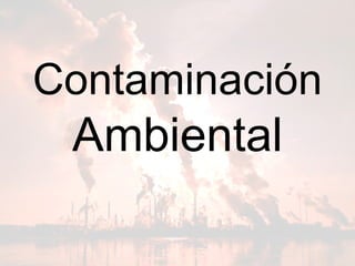 Contaminación  Ambiental 