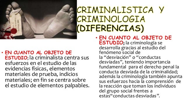 La criminalisticaylacriminologia