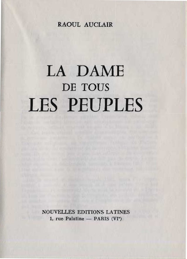 La DamedeTousLesPeuplescinquantesixvisionsetmessagesAmsterd…