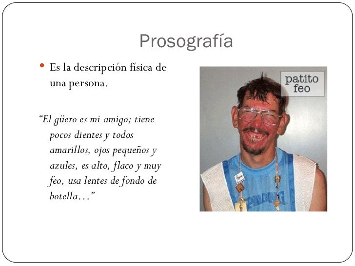 La DescripcióN