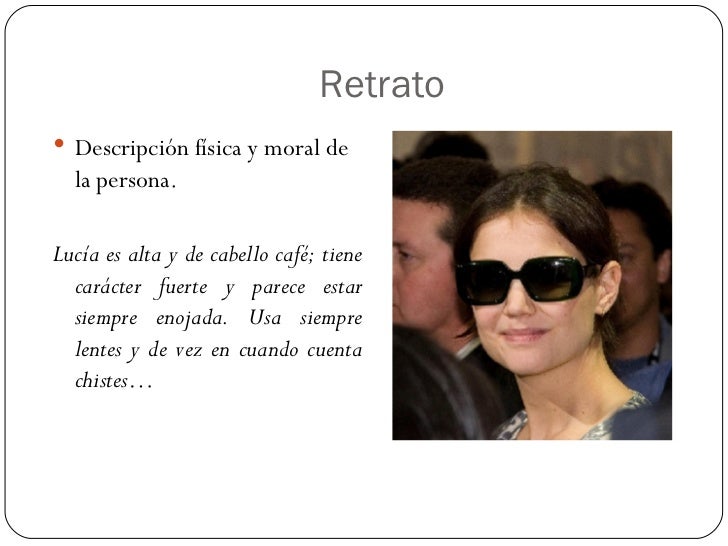 Resultado de imagen para retrato ejemplos