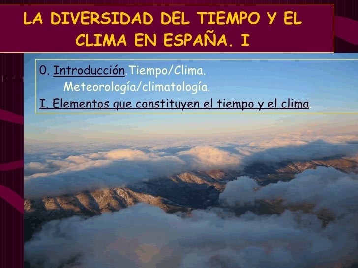 clima en