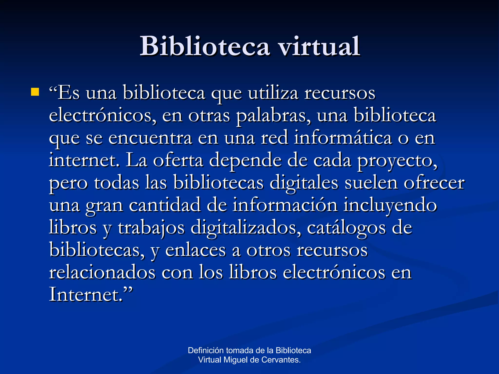 La Efectividad De La Biblioteca Virtual Vs | PPT