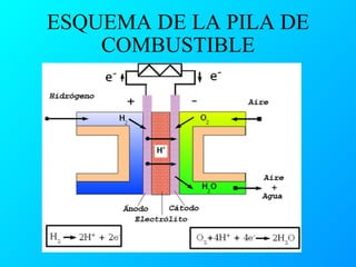ESQUEMA DE LA PILA DE COMBUSTIBLE 