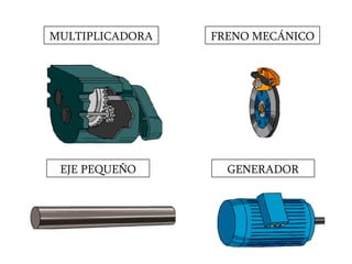 FRENO MECÁNICO MULTIPLICADORA GENERADOR EJE PEQUEÑO 